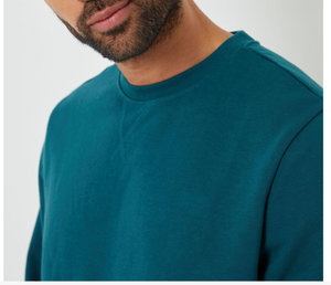 เสื้อฮู้ดดี้ผู้ชายผ้าฝ้าย 100% ปักลายโลโก้ตามสั่ง ทรงหลวม ไหล่ตก ผ้าเฟรนช์เทอร์รี่หนานุ่ม - Product Image 3