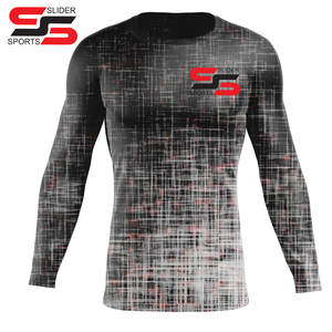 Rashguard de vêtements de sport personnalisé en gros pour adultes et garçons Compression à manches longues avec impression sublimée Utilisation MMA - Product Image 6