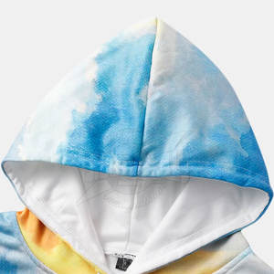 Meilleure vente de haute qualité Pull à capuche sublimation Hiver Col à capuche Couleur unie sur la taille Super prix - Product Image 3