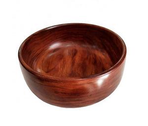 Bol de service en bois d'acacia le plus vendu Table de bol en bois en forme d'anneau de taille personnalisée Meilleur prix en ligne directement de l'Inde - Product Image 1