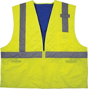 High Quality Yellow Mesh High Visibility Reflective Class 2 Flame-Retardant Anti-Static Quick Dry Lightweight Safety Vest - Product Image 5