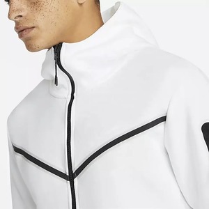 Sweat-shirt à capuche de sport pour homme, Sweat-shirt personnalisé brodé pour la course, fermeture éclair complète en maximisant les vêtements - Product Image 4