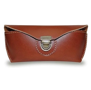 Vente en gros d'étuis pour lunettes de soleil en cuir véritable souple fait à la main porte-lunettes personnalisé boucle de ceinture étuis à lunettes de qualité supérieure sacs - Product Image 5