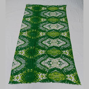 Meilleures ventes Florence Green Digital & Voile Bagru Châle de créateur imprimé Cravate innovante Motif exquis Écharpe douce - Product Image 3