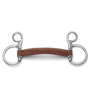 2025 brocas de hierro dulce de aleación azul de alta calidad Baucher broca de filete de cuero suave - Product Image 1