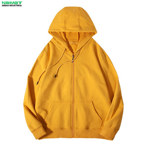 320g/430g 100% algodón polar invierno impresión Digital liso teñido logotipo personalizado con bolsillo sudadera con cremallera para hombre - Product Image 1