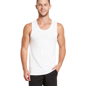 Débardeur de sport pour homme 100% polyester sans manches, vêtement de musculation athlétique, vêtement de sport pour la salle de sport, vêtement d'entraînement, vêtement de sport respirant, singlet musculaire - Product Image 1