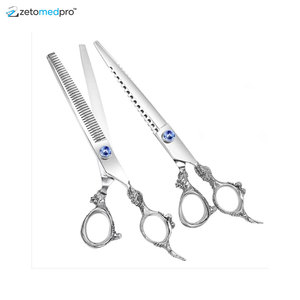 Kit de Peluquería Premium con Tijeras de Entresacar, Navaja y Peine - Product Image 3