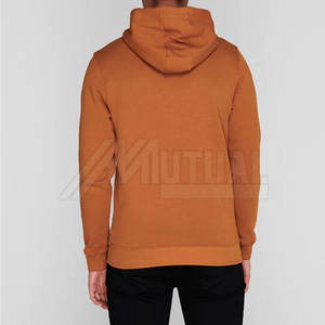 Venta al por mayor de sudaderas con capucha de diseño personalizado de los hombres de la mejor calidad 100% algodón patrón sólido de moda para la temporada de otoño - Product Image 3