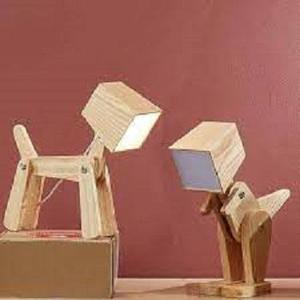 WOODEN doggy shape Vintage Mango Wood Pendant <b>Lamp</b> from india f s international - Product Image 4