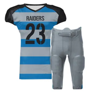 Pantalone in Jersey di Football americano con stampa a sublimazione di Design personalizzato con imbottiture/uniforme da football americano all'ingrosso da uomo