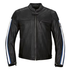 Bm Men/Women Black Schwabing Motorrad Roadster Heritage Style Riding Cowhide Leather <b>Racing</b> Motorbike <b>Jacket</b>/Chaqueta, All Sizes - Product Image 1