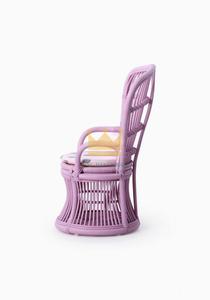 Chaise pour enfants en rotin Peacock design unique fait à la main et construction en rotin naturel avec un look magnifiquement aéré - Product Image 5