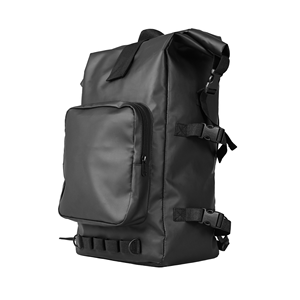 Toproll Fashion Gym Backpack Impermeable PU Vinilo con Cierre de Cremallera Elegante Bolsa Deportiva - Product Image 1