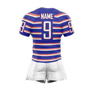 Maillot et short de rugby personnalisés PUFFIN SPORTS, respirant, séchage rapide, écologique, coupe-vent, 100% polyester, logo et nom d'équipe personnalisés - Product Image 3