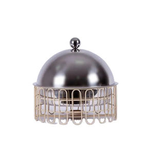 Plat de service en métal noir en forme de dôme pour plats préparés, 1 pièce, variété unique - Product Image 6