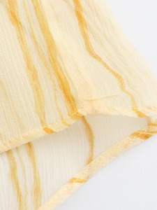 Blusa informal sólida ligera para mujer para Primavera Verano 2024 camiseta sin mangas con botones de manga larga de ajuste Regular 100% algodón transpirable - Product Image 3