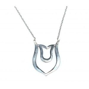 Collier en argent sterling 925, modèle de fleur blanche en forme de tulipe, cadeau pour toutes les occasions - Product Image 3