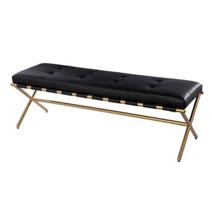 High Selling Traditional Metal Frame Velvet Upholstered Storage Bench Furniture for Home Hotel Restaurants Living Room Bedroom - Product Image 6