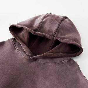 Haute qualité 100% coton Sun Fade sweat à capuche pull personnalisé respirant strass imprimé motif taille 6XL vêtements - Product Image 5