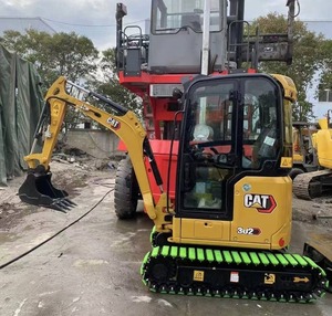 Miniexcavadora CAT 302 usada, excavadora pequeña sobre orugas en buen estado, máquina de construcción en venta. - Product Image 1