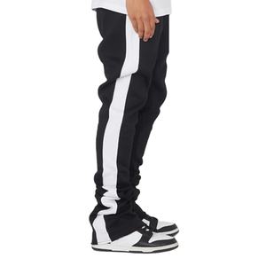 Nurak 2025 Pantalon de jogging évasé décontracté pour hommes Pantalon évasé 100% coton de haute qualité en surdimensionné avec tissu en toile de taille personnalisée - Product Image 5