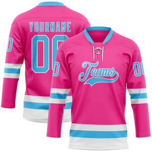 High Quality Oem Custom Ice Hockey White Blank Uniform <b>Twill</b> Embroidery Ice Hockey Jersey Uniforms Wear - Product Image 5