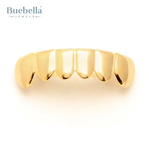925 Plata 14K chapado en oro dientes Grillz moda cuerpo joyería para hombres mujeres - Product Image 4