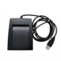 Lecteur de cartes de contrôle d'accès RFID sécurisé / porte-clés EM 125Khz avec câble USB Accessoire de contrôle d'accès