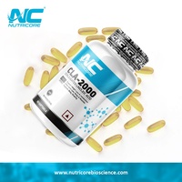 Vente chaude 2000mg d'acide linoléique conjugué (CLA) Capsule molle 60 pièces pour la nutrition sportive Supplément efficace de perte de poids