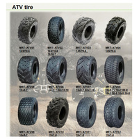 ATV -Go Kart Pit Dirt Bike 145/70-6 pneu tubeless avec jantes de 6 pouces 145/70-6 pneu ATV