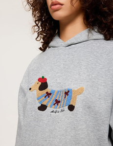 Dessin animé chien à capuche Couple sweat à capuche à manches longues pull surdimensionné sweats à capuche 2025 tenues - Product Image 6