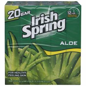 Savon en barre Irish Spring pour hommes, hydratant et éclaircissant, formule à l'huile d'olive, parfum frais et propre, 12 heures, taille standard - Product Image 3