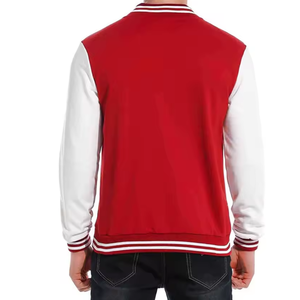 Vente en gros de vestes universitaires de haute qualité pour hommes blouson aviateur Letterman personnalisé avec capuche en tissu satiné - Product Image 6