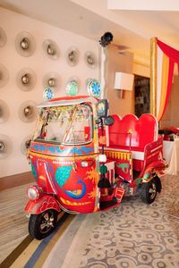 Espléndida novia novio entrada Auto Rickshaw boda Auto Rickshaw Prop para novia entrada gran novia y novio ENTRADA EN Auto Rickshaw - Product Image 5