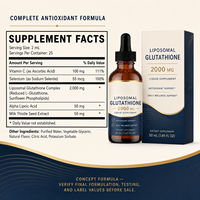 Glutathion Liposomal en Vrac 2000mg avec Chardon-Marie ALA pour le Soutien Immunitaire Adulte et la Vitalité Cellulaire Quotidienne – Prix Usine