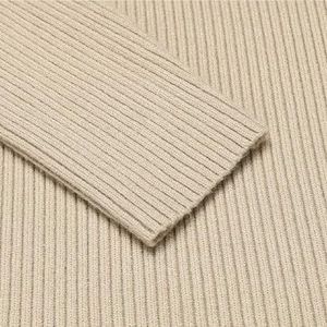 Vente en gros de chandails pour hommes anti-rides et anti-rétrécissement en polyester respirant avec logo personnalisé de couleur unie et de haute qualité - Product Image 4