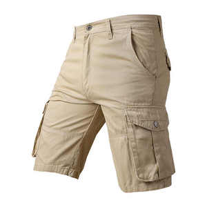 Vente en gros de jeans à séchage rapide populaires pantalon court d'été en coton multi-poches pour homme short cargo décontracté à 6 poches pour hommes - Product Image 2
