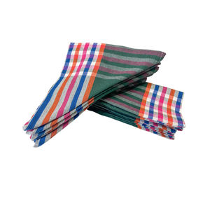 ผ้าเช็ดจานผ้าฝ้ายแท้ปัก100% ดีไซน์สวยงามใช้ในครัวส่งออกจากอินเดีย - Product Image 5