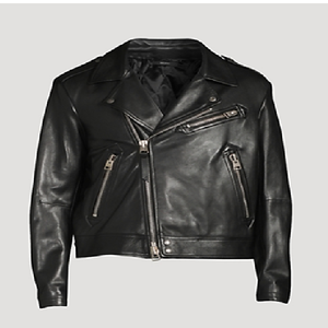 Chaqueta de cuero genuino vintage de alta calidad para hombre estilo clásico con cuello alto para trajes casuales y formales - Product Image 3