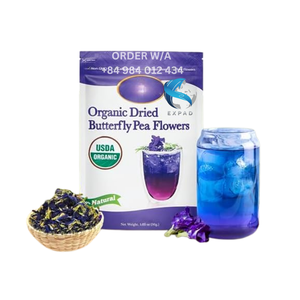 ผงสกัดดอกถั่วผีเสื้อออร์แกนิคธรรมชาติสีฟ้าแบบแห้ง - Product Image 6
