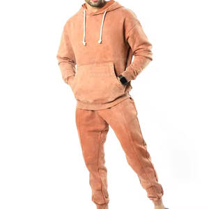 Precio de Fábrica, Traje Deportivo de Primera Calidad para Hombre, Lavado Ácido, 100% Algodón, Estilo Único, Logotipo Personalizado, con Capucha, Moda de Invierno - Product Image 1