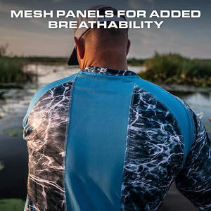 Camisetas de pesca lisas sublimación torneo personalizable secado rápido último diseño personalizable - Product Image 2