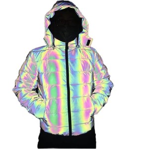 Unisex Winter Canvas Windproof Breathable Puffer Jacket with Front Custom Logo OEM ODM Streetwear Safety Outerwear - Product Image 1