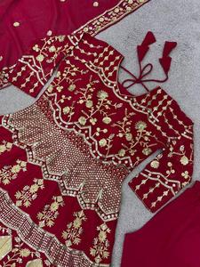 ปาร์ตี้นักออกแบบใหม่สวมชุดพิมพ์ลายดิจิตอลแฟนซีสวยงามพร้อมเดรสผ้าดิบัตต้าคุณภาพสูงชุดเดรสผ้าพรีเมี่ยม - Product Image 5