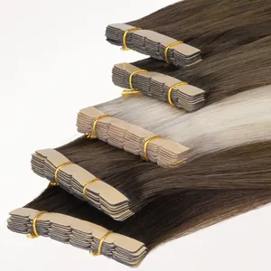 APOGROUP Mini Extensions de Cheveux Vierges Vietnamiens Remy à Bandes Adhésives, Cuticules Alignées, Lisses Naturels, 100g/paquet, Toutes Couleurs Adaptées - Product Image 2