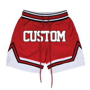 Short de basket-ball en polyester imprimé par sublimation personnalisée grande taille nouvelle saison short d'entraînement sportif sublimé caractéristique respirante - Product Image 1
