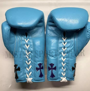 Guantes de Boxeo de Última Moda, Más Vendidos, Diseño Nuevo, Recién Llegados, con Cordones, Guantes de Boxeo Profesionales de Cuero Vacuno Genuino - Product Image 2