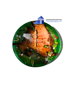 2025 vendedor caliente reloj de madera de resina epoxi con grabado decorativo decoración del hogar de Vietnam para mayoristas - Product Image 3