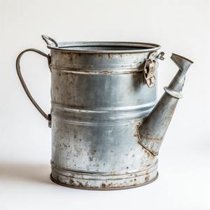 Pichet à eau décoratif galvanisé avec revêtement résistant aux intempéries et poignée confortable pour les tâches de jardinage quotidiennes - Product Image 5